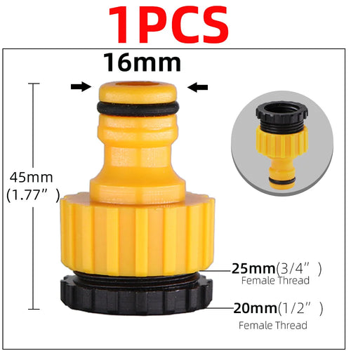 1/2" 3/4'' 1" Garden Car Hose Quick Connectors Repair Damaged Leaky