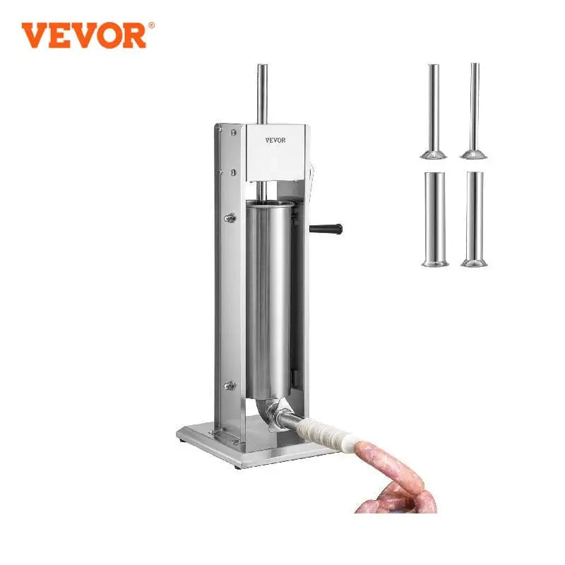 VEVOR 3 5 7 L Manual Sausage Stuffer Stainless Steel Making Sausage